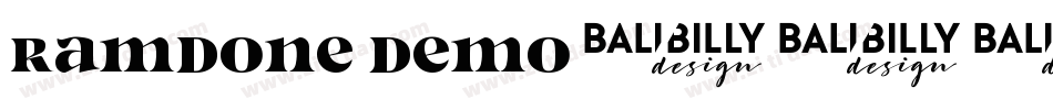 Ramdone DEMO字体转换